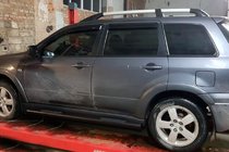 Mitsubishi Outlander 2001-2006 Bare Laterale Black (2 buc, inox) foto 1
