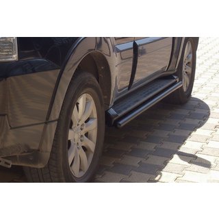 Bare Laterale Black (2 buc, Otel Inoxidabil) Mitsubishi Pajero Wagon IV 2006-2021 foto 1
