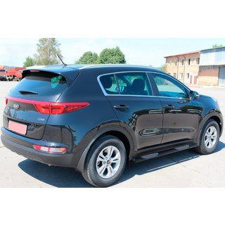 Bare Laterale BB002 Negru (2 buc, Otel Inoxidabil) Kia Sportage 2015-2021 foto 3