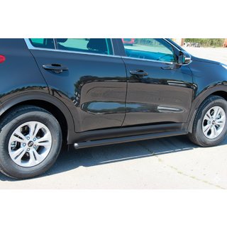 Bare Laterale BB001 Negru (2 buc, Otel Inoxidabil) Kia Sportage 2015-2021 foto 1