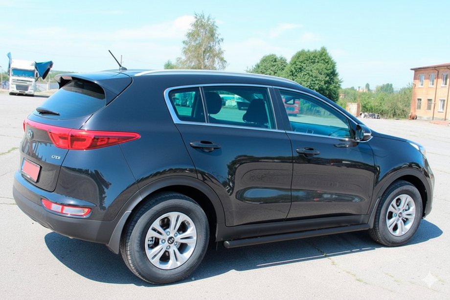 Kia Sportage 2015-2021 Bare Laterale BB001 Negru (2 buc, Otel Inoxidabil) Foto 3