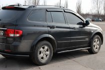 SsangYong Kyron 2005-2014 Bare Laterale BB002 Negru (2 buc, Otel Inoxidabil) foto 3