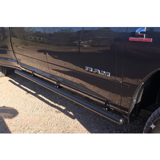 Bare Laterale Standard Black (2 buc, Otel Inoxidabil) Dodge RAM (DR/DH/D1/DC/DM) 2002–2009 foto 2
