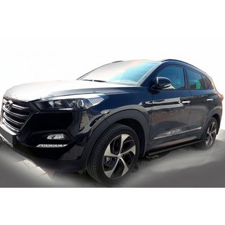 Bare Laterale Black (2 buc, inox) Hyundai Tucson TL 2016-2021 foto 2