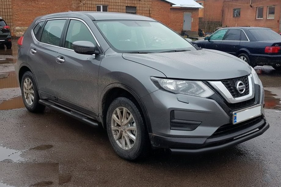 Nissan X-trail T32/Rogue 2014-2021 Tevi Laterale Black (2 buc, Otel Inoxidabil) Foto 2