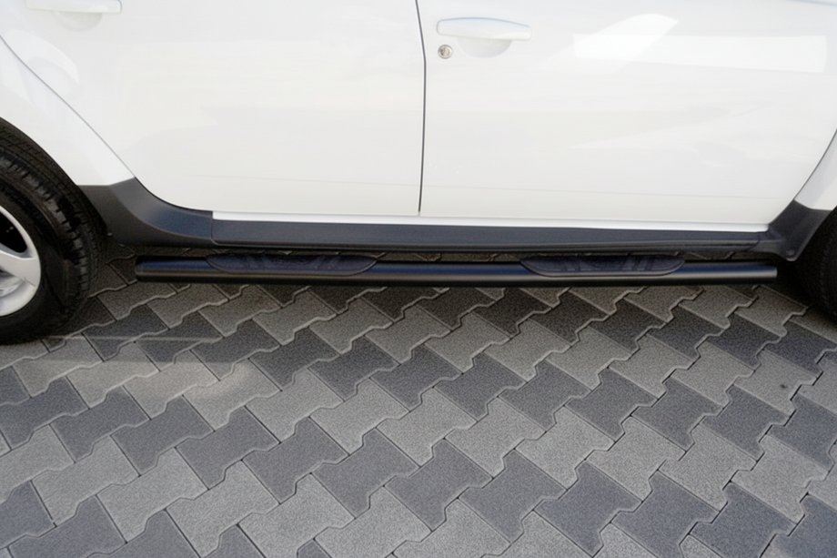 Renault Duster 2018-2024 Bare Laterale BB002 Negru (2 buc, Otel Inoxidabil) Image