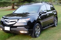 Acura MDX 2007-2013 Tevi Laterale Black (2 buc, Otel Inoxidabil) foto 1