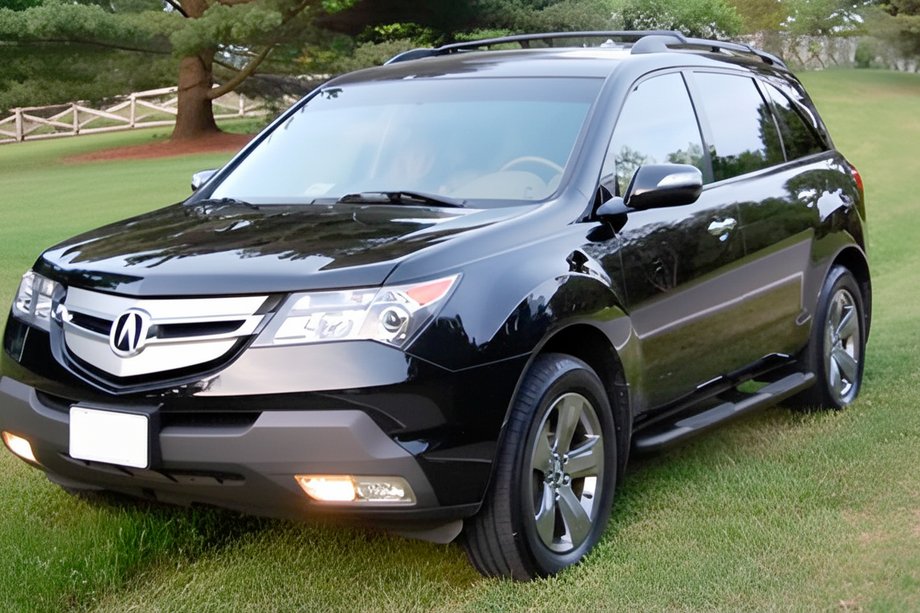 Acura MDX 2007-2013 Tevi Laterale Black (2 buc, Otel Inoxidabil) Image