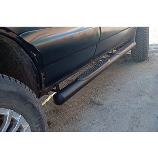 Tevi Laterale Black (2 buc, Otel Inoxidabil) Chevrolet Niva 1998-2020 foto 1