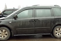 Kia Carnival 2002-2013 Bare Laterale Black (2 buc, inox) foto 1