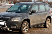 Skoda Yeti 2009-2017 Bare Laterale Black (2 buc, inox) foto 2