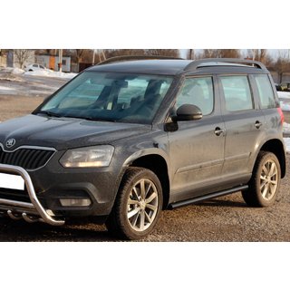 Bare Laterale Black (2 buc, inox) Skoda Yeti 2009-2017 foto 2