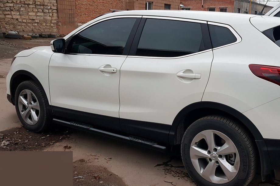 Nissan Qashqai 2014-2021 Bare Laterale Black (2017-2021, 2 buc, otel inoxidabil) Foto 4