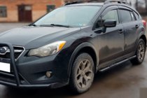 Subaru XV 2011-2017 Bare Laterale BB002 Negru (2 buc, Otel Inoxidabil) foto 1