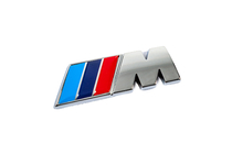 BMW Emblema M 85mm x 30mm (Otel Inoxidabil) foto 3
