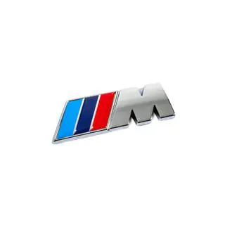 Emblema M 85mm x 30mm (Otel Inoxidabil) foto 3