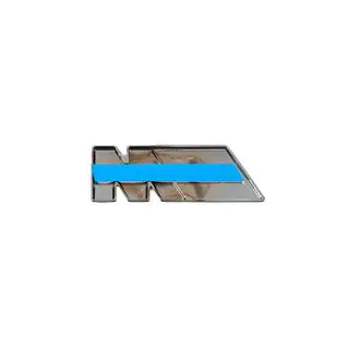 Emblema M 85mm x 30mm (Otel Inoxidabil) foto 4