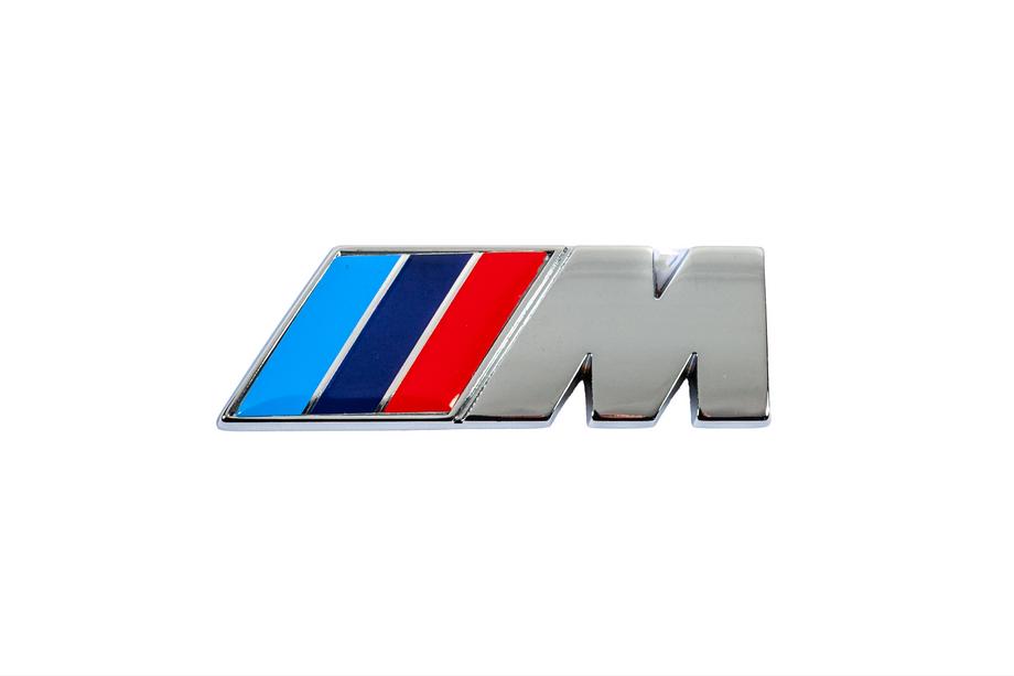 BMW Emblema M 85mm x 30mm (Otel Inoxidabil) Image