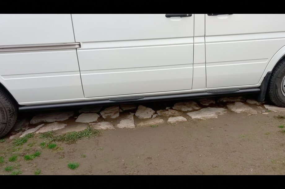 Mercedes Sprinter W901/902/903/904/905 1995–2006 Bare Laterale Black (2 buc, Otel Inoxidabil) Foto 4