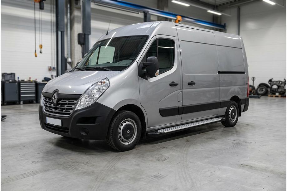 Renault Master 2011-2023 Praguri laterale Allmond Grey (2 buc, aluminiu) Image