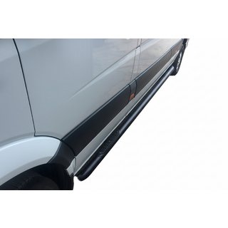 Bare Laterale Black (2 buc, Otel Inoxidabil) Mercedes Sprinter W906 2006–2018 foto 3