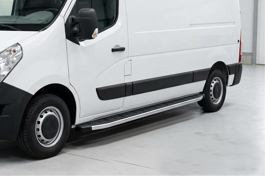 Renault Master 2011-2023 Praguri Laterale Fullmond (2 buc, Aluminiu) Image