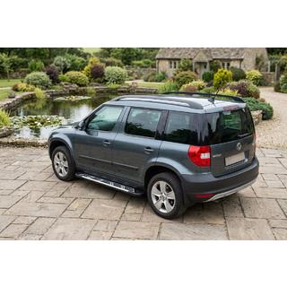 Praguri Laterale Sunrise (2 buc, Aluminiu) Skoda Yeti 2009-2017 foto 1