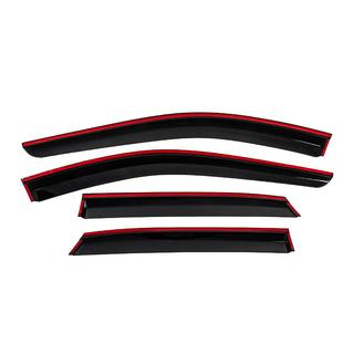 Deflectoare geamuri cu ornament cromat (4 buc, Niken) Nissan Qashqai 2021- foto 4
