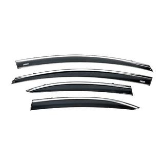 Deflectoare geamuri cu ornament cromat (4 buc, Niken) Honda Civic Sedan VIII 2006-2011 foto 1
