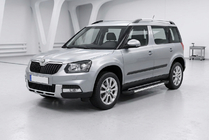 Skoda Yeti 2009-2017 Praguri Laterale RedLine V1 (2 buc, Aluminiu) foto 1