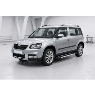 Praguri Laterale RedLine V1 (2 buc, Aluminiu) Skoda Yeti 2009-2017 foto 1