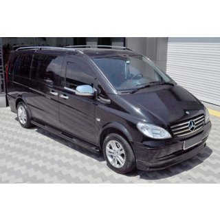 Tevi Laterale Black (2 buc, Otel Inoxidabil) Mercedes Viano 2004-2014 foto 1
