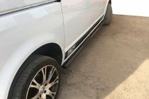 Volkswagen T5 Transporter 2003-2010 Bare Laterale Black (2 buc, inox) foto 7