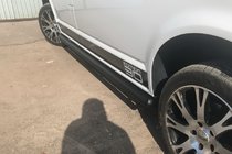 Volkswagen T5 Multivan 2003–2010 Bare Laterale Black (2 buc, inox) foto 8