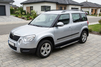 Skoda Yeti 2009-2017 Praguri Laterale Duru (2 buc, Aluminiu) foto 1