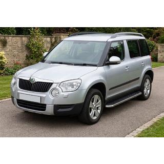 Praguri Laterale Maydos V1 (2 buc, Aluminiu si Otel Inoxidabil) Skoda Yeti 2009-2017 foto 1