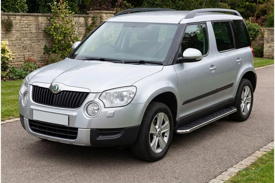 Skoda Yeti 2009-2017 Praguri Laterale Maydos V1 (2 buc, Aluminiu si Otel Inoxidabil) Image