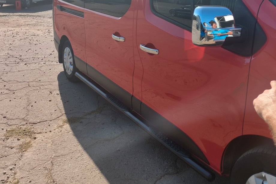 Nissan NV300/Primastar 2016- Bare Laterale BB002 Negru (2 buc, Otel Inoxidabil) Foto 6