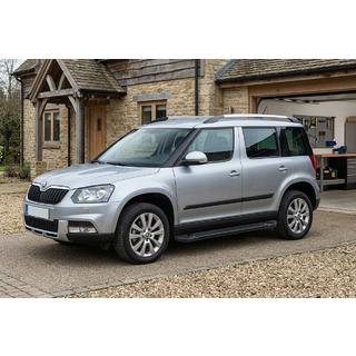 Praguri Laterale RedLine Black (2 buc, Aluminiu) Skoda Yeti 2009-2017 foto 1