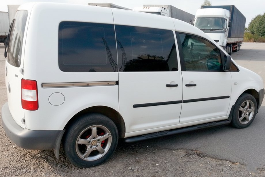 Volkswagen Caddy 2010-2015 Bare Laterale BB001 Negru (2 buc, Otel Inoxidabil) d60, Maxi Ampatament Foto 2