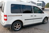 Volkswagen Caddy 2020- Bare Laterale BB001 Negru (2 buc, Otel Inoxidabil) foto 2