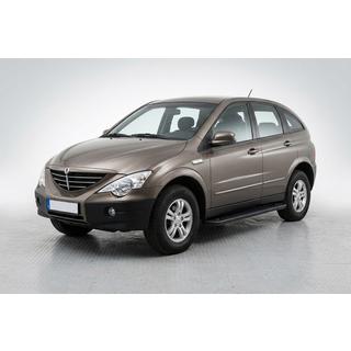 Praguri Laterale Allmond Black (2 buc, Aluminiu) SsangYong Action 2005-2018 foto 1