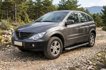 SsangYong Action 2005-2018 Praguri Laterale Maydos V1 (2 buc, Aluminiu si Otel Inoxidabil) foto 1