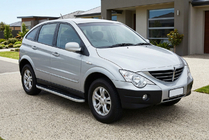 SsangYong Action 2005-2018 Praguri Laterale Tayga Grey (2 buc, Aluminiu) foto 1