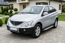 SsangYong Action 2005-2018 Praguri laterale Allmond Grey (2 buc, aluminiu) foto 1