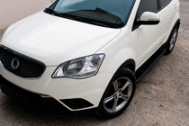 SsangYong Korando 2010-2019 Praguri Laterale Allmond Black (2 buc, Aluminiu) foto 1