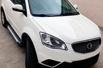 SsangYong Korando 2010-2019 Praguri Laterale Line (2 buc, Aluminiu) foto 1