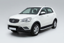 SsangYong Korando 2010-2019 Praguri Laterale Tayga Grey (2 buc, Aluminiu) foto 1