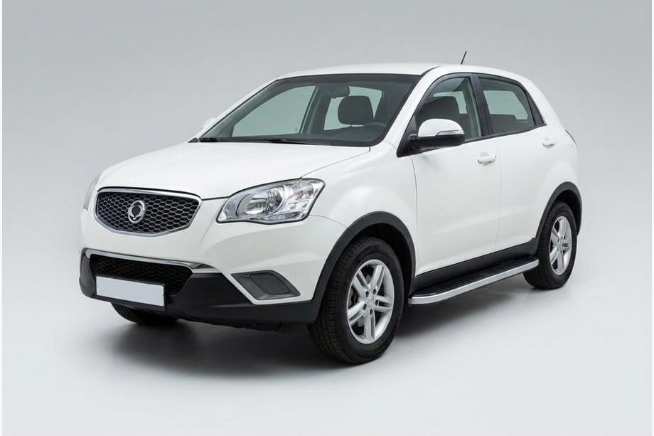 SsangYong Korando 2010-2019 Praguri Laterale Tayga Grey (2 buc, Aluminiu) Image