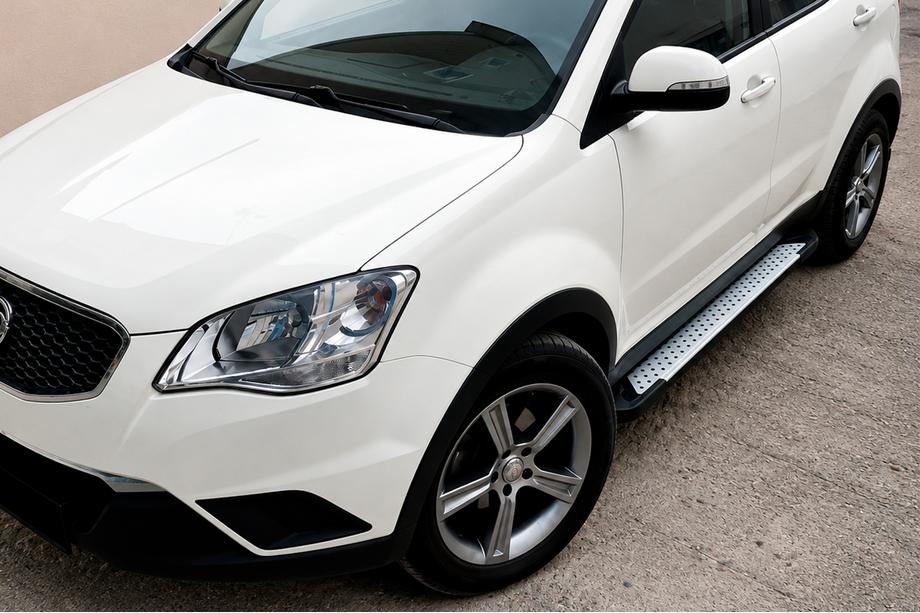 SsangYong Korando 2010-2019 Praguri laterale Allmond Grey (2 buc, aluminiu) Image